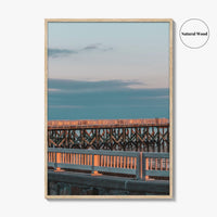 Norwalk Fine Art Photo Print, Calf Pasture Beach, Long Island Sound Connecticut USA Poster