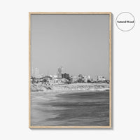 Dakar Black and White Fine Art Photo Print, Senegal Shoreline Wall Decor Poster