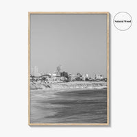 Dakar Black and White Fine Art Photo Print, Senegal Shoreline Wall Decor Poster
