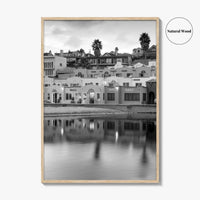Capitola Black and White Fine Art Photo Print, Santa Cruz Monterey Bay California Poster