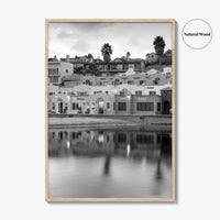 Capitola Black and White Fine Art Photo Print, Santa Cruz Monterey Bay California Poster