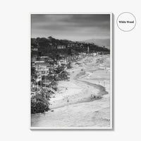 Del Mar Black and White Fine Art Photo Print, San Diego, California Poster