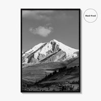 Ecuador Black and White Fine Art Photo Print, South America Wall Art Poster