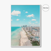 Hollywood Beach Fine Art Photo Print, Hallandale Beach, Florida USA Wall Decor Poster