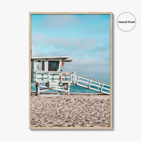 El Segundo Fine Art Photo Print, Lifeguard Tower, Los Angeles, California, USA Beach Poster
