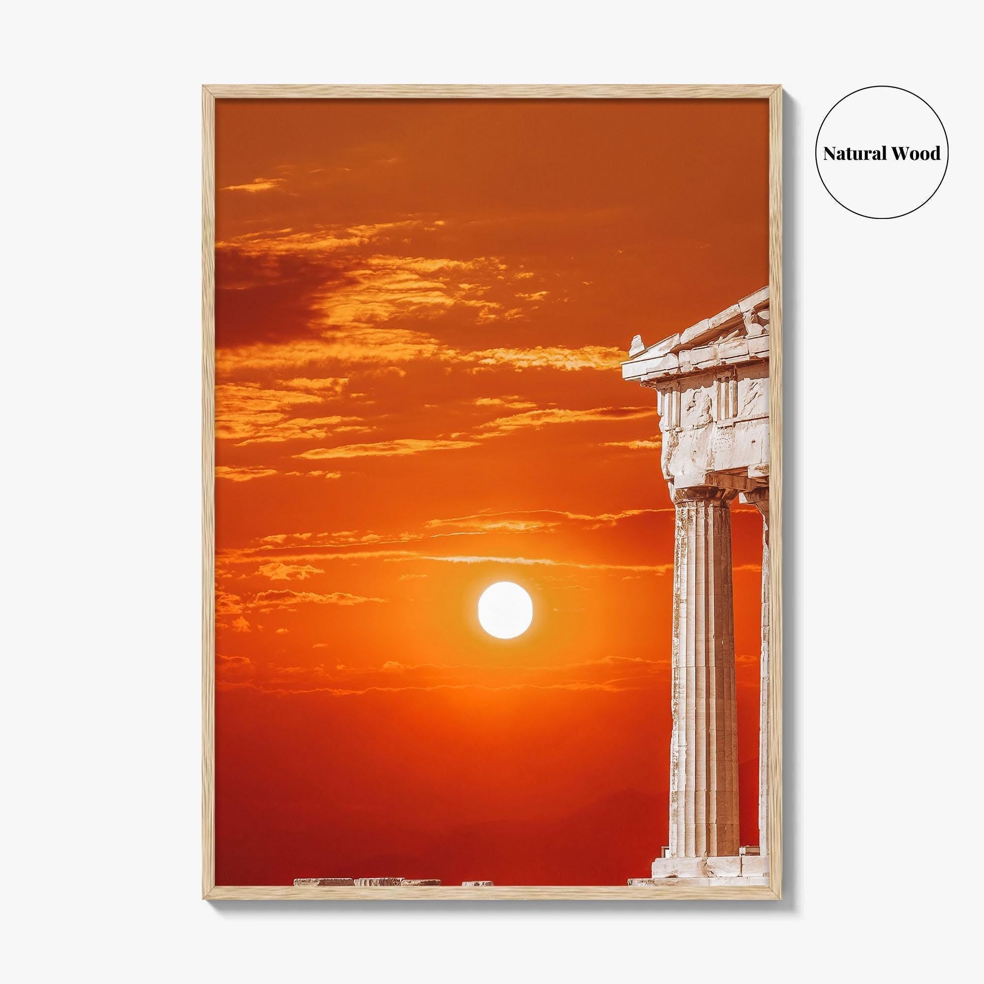 Athens Fine Art Photo Print, Parthenon Temple, Acropolis, Greece Wall Decor Poster
