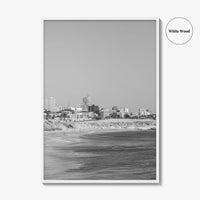 Dakar Black and White Fine Art Photo Print, Senegal Shoreline Wall Decor Poster