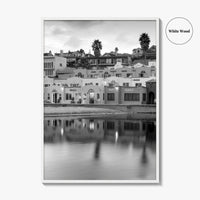 Capitola Black and White Fine Art Photo Print, Santa Cruz Monterey Bay California Poster