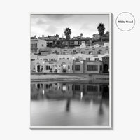Capitola Black and White Fine Art Photo Print, Santa Cruz Monterey Bay California Poster