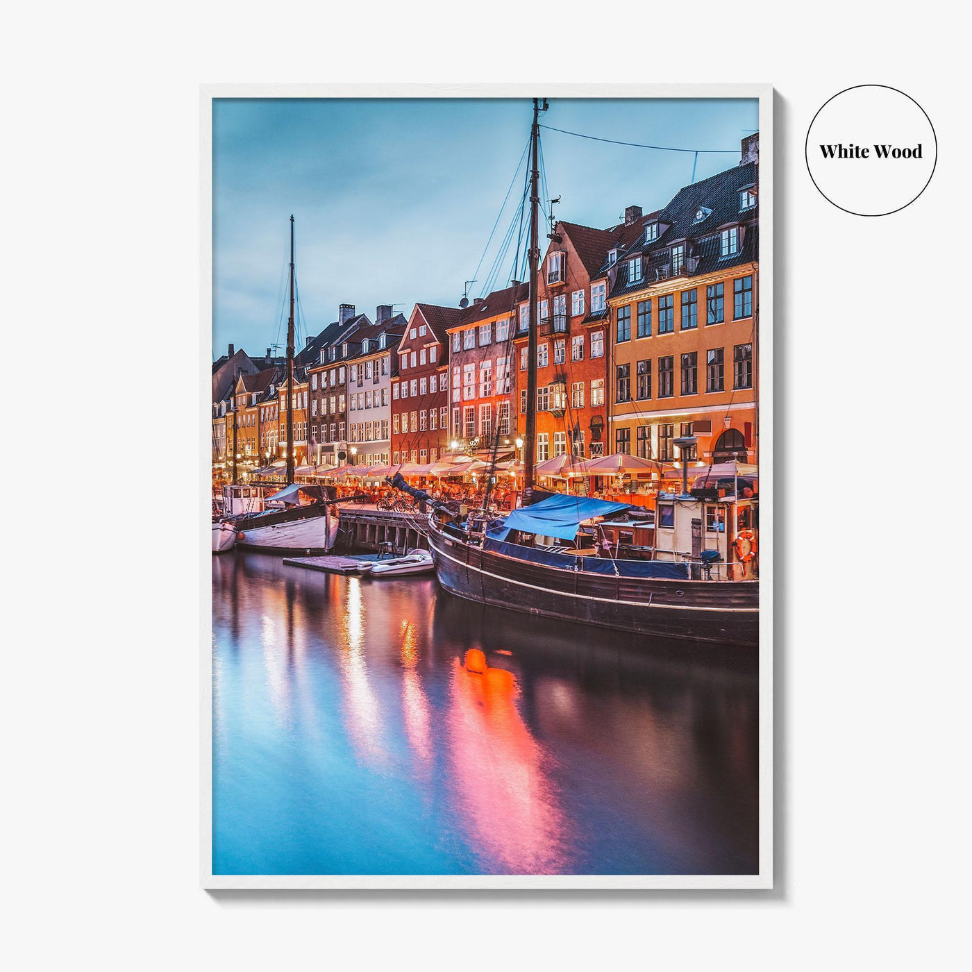 Copenhagen Fine Art Photo Print, Nyhavn Canal, Denmark, København, Photo Poster