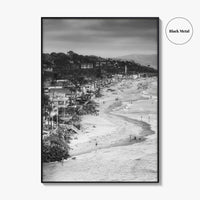 Del Mar Black and White Fine Art Photo Print, San Diego, California Poster
