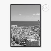 Bari Black and White Fine Art Photo Print, Basilica San Nicola Puglia Italy Poster