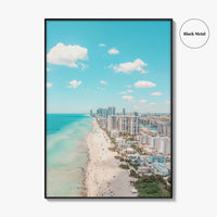 Hollywood Beach Fine Art Photo Print, Hallandale Beach, Florida USA Wall Decor Poster