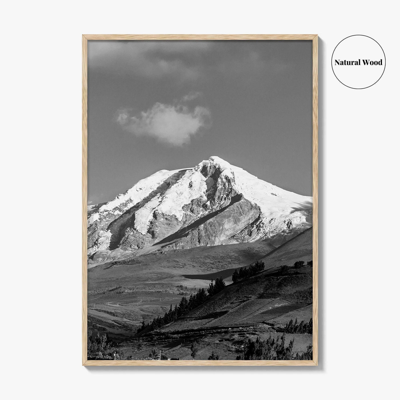 Ecuador Black and White Fine Art Photo Print, South America Wall Art Poster