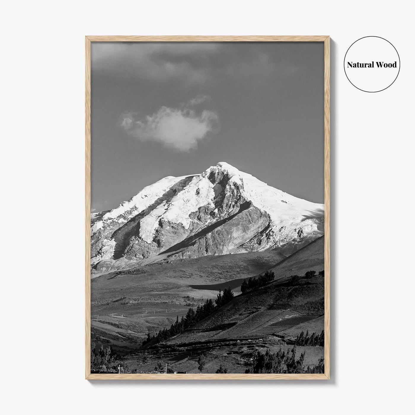 Ecuador Black and White Fine Art Photo Print, South America Wall Art Poster