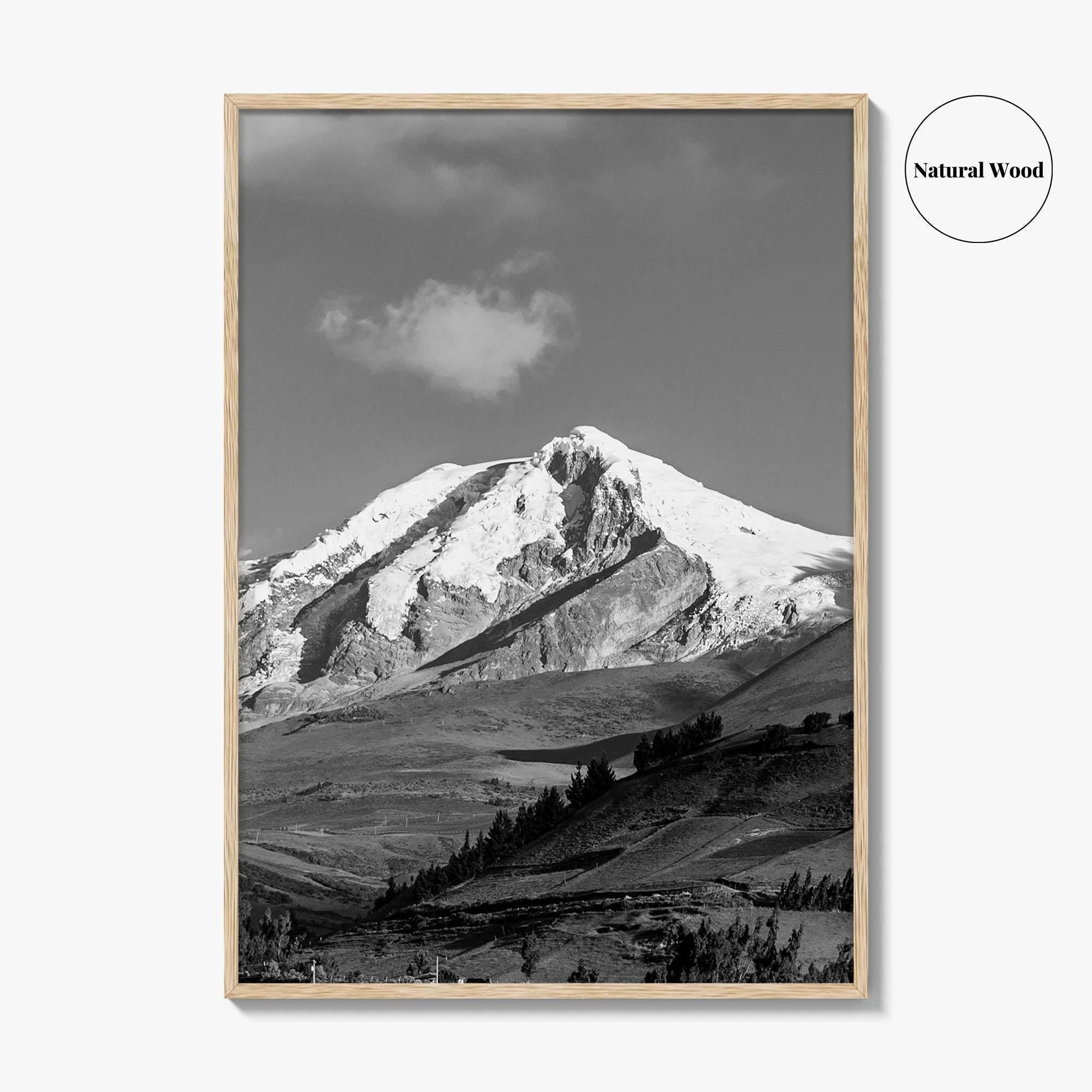 Ecuador Black and White Fine Art Photo Print, South America Wall Art Poster