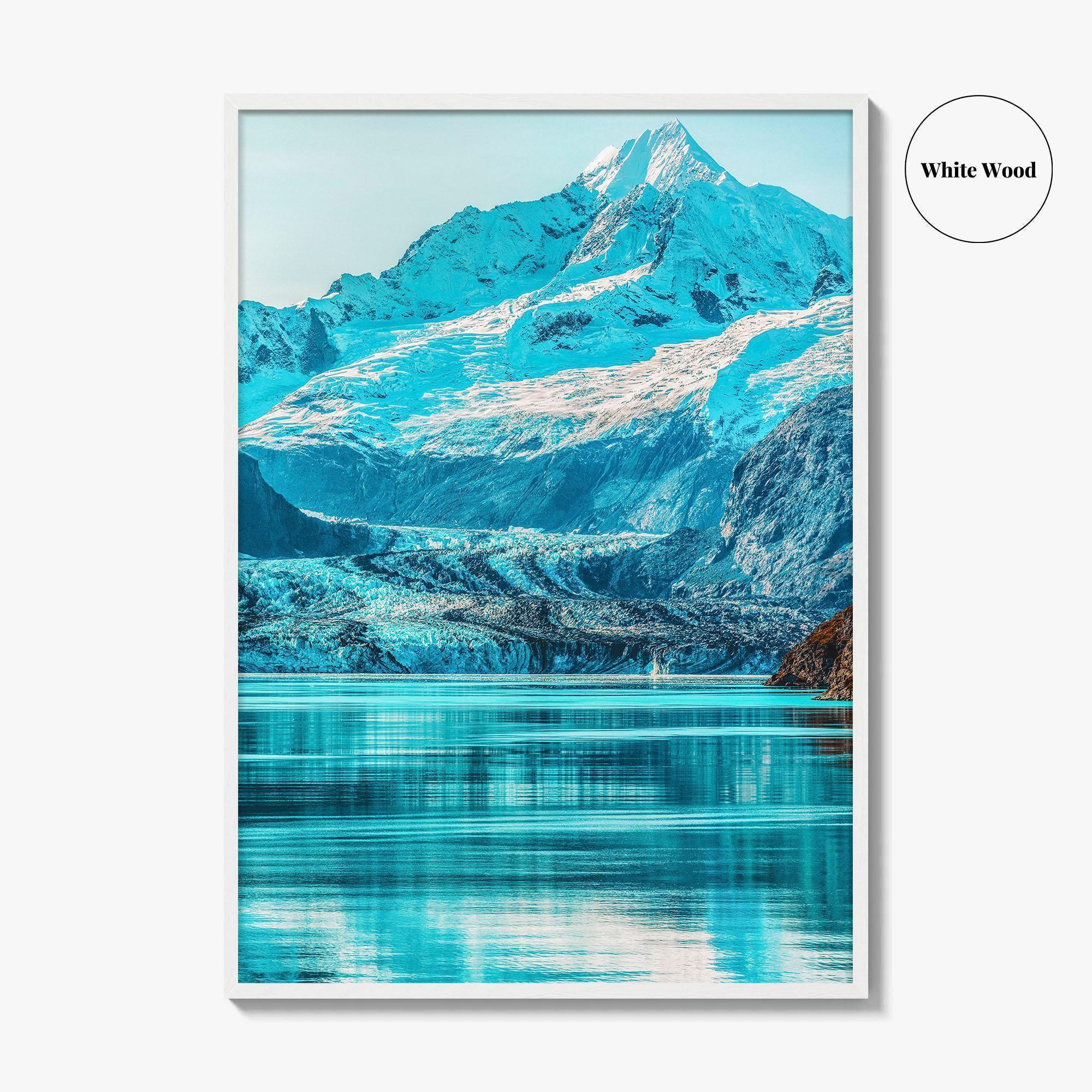 Glacier Bay National Park Alaska Fine Art Photo Print, Johns Hopkins Glacier, USA