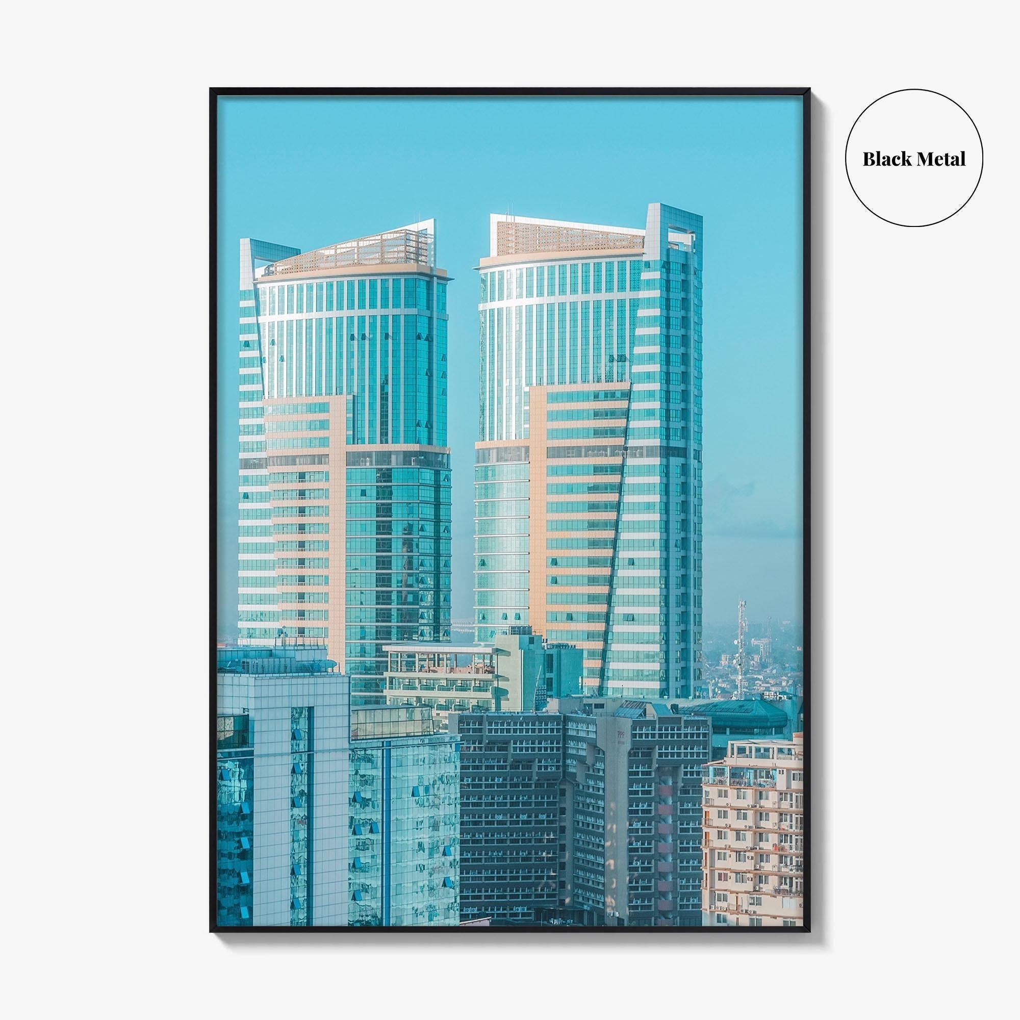 Dar es Salaam Skyline Fine Art Photo Print, Tanzania Wall Poster