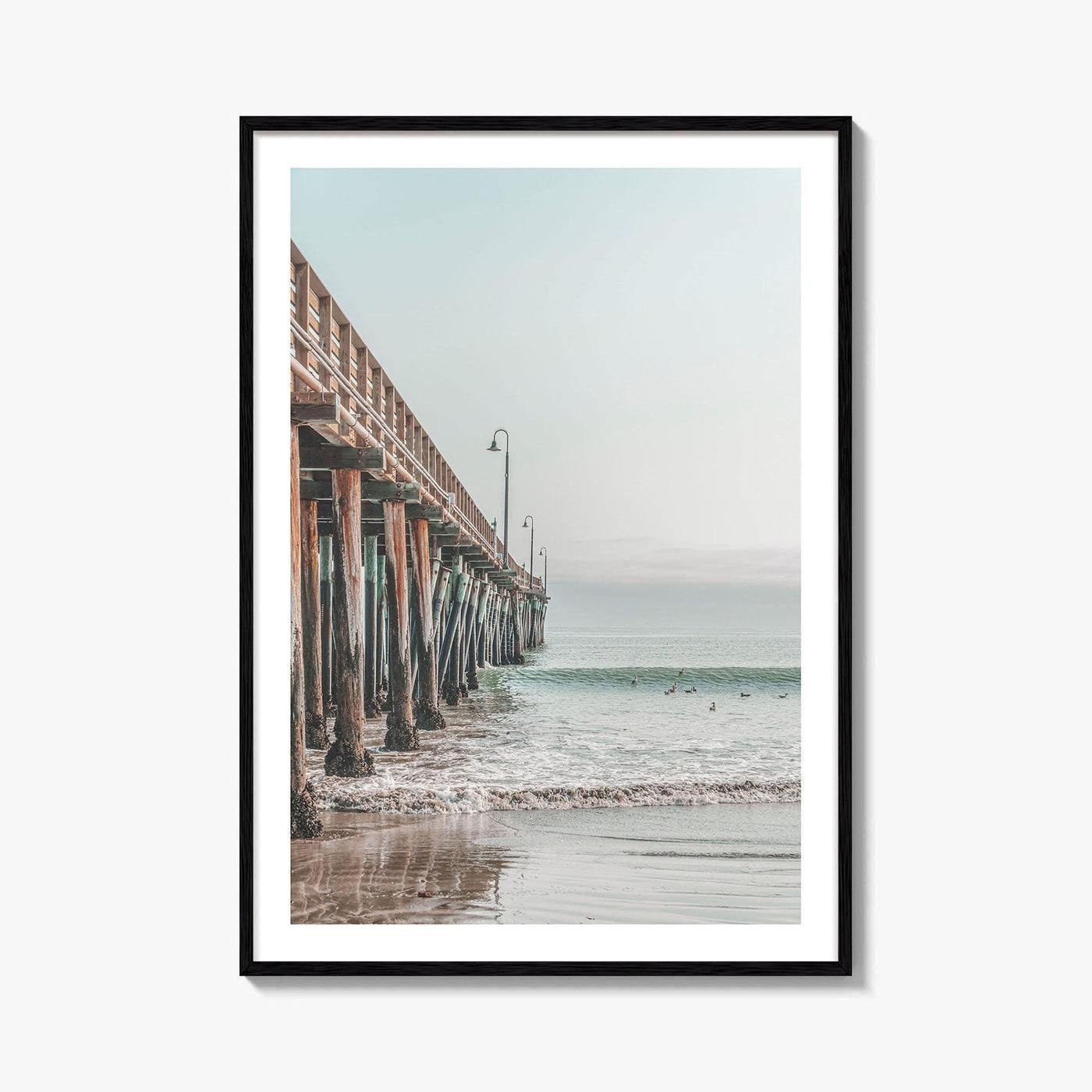 Cayucos Fine Art Photo Print, Pier, California, Pacific Ocean, Photo Poster, USA