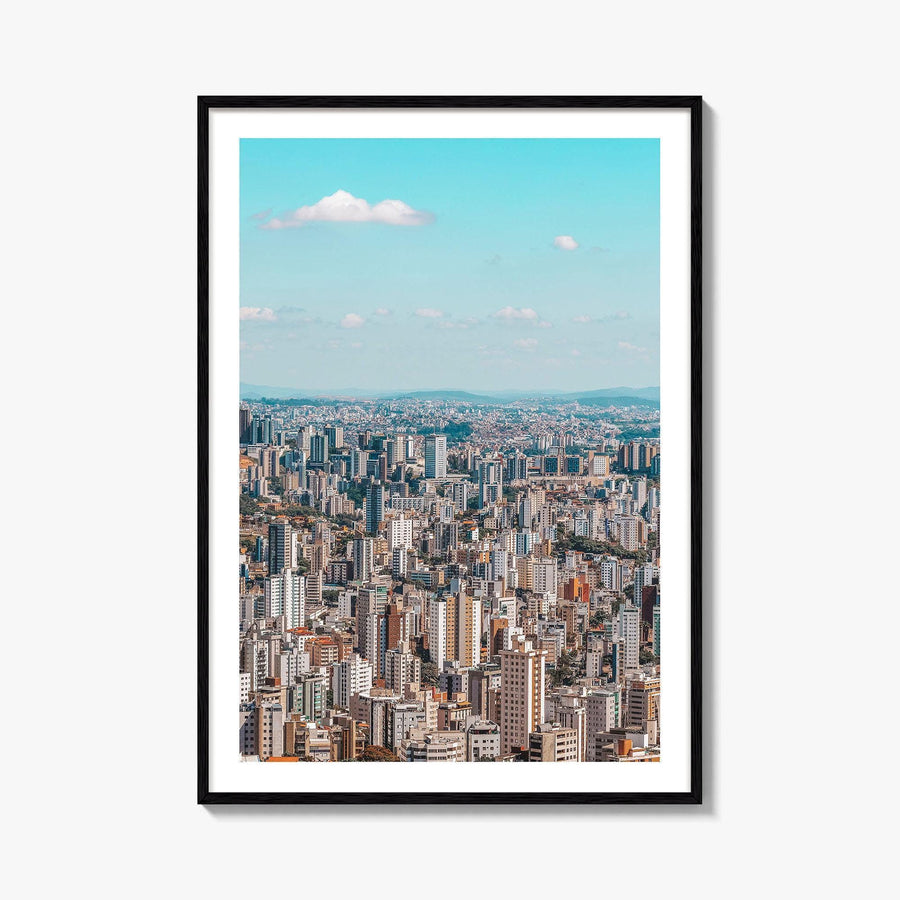 Belo Horizonte Skyline Fine Art Photo Print, Mangabeiras Viewpoint, Minas Gerais, Brazil Wall Poster