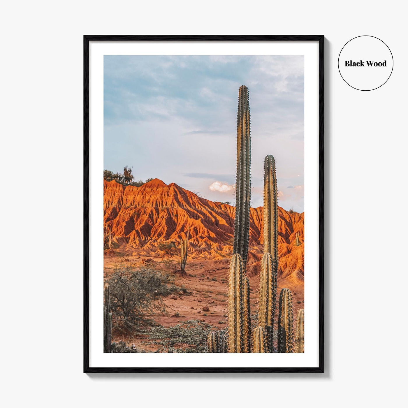Tatacoa Desert Fine Art Photo Print, Villavieja Huila Colombia Poster