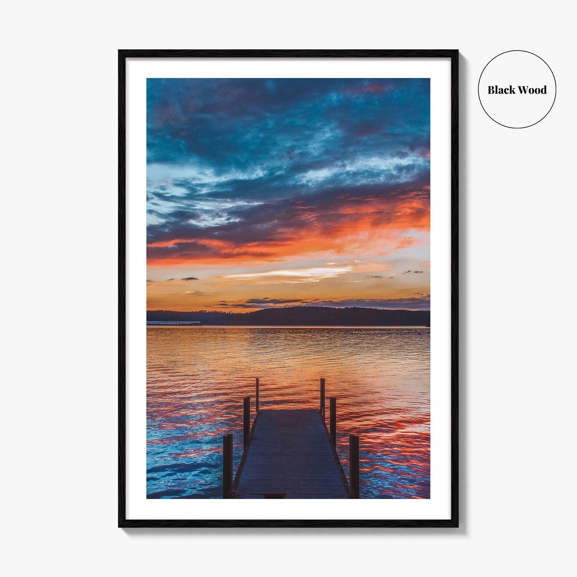 Clemson Fine Art Photo Print, South Carolina Wall Decor Poster, Docks, USA