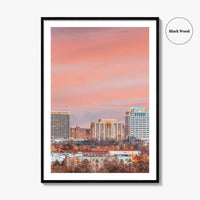 Colorado Springs Skyline Fine Art Photo Print, CO, USA, Wall Decor Poster