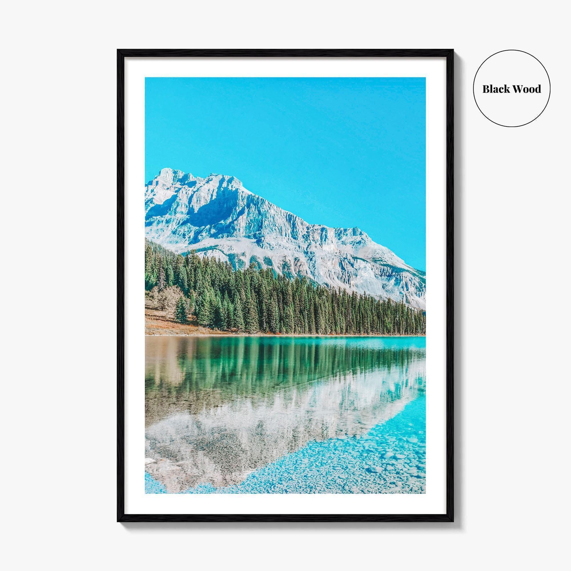 Emerald Lake Fine Art Photo Print, Yoho National Park, British Columbia, Canada Poster