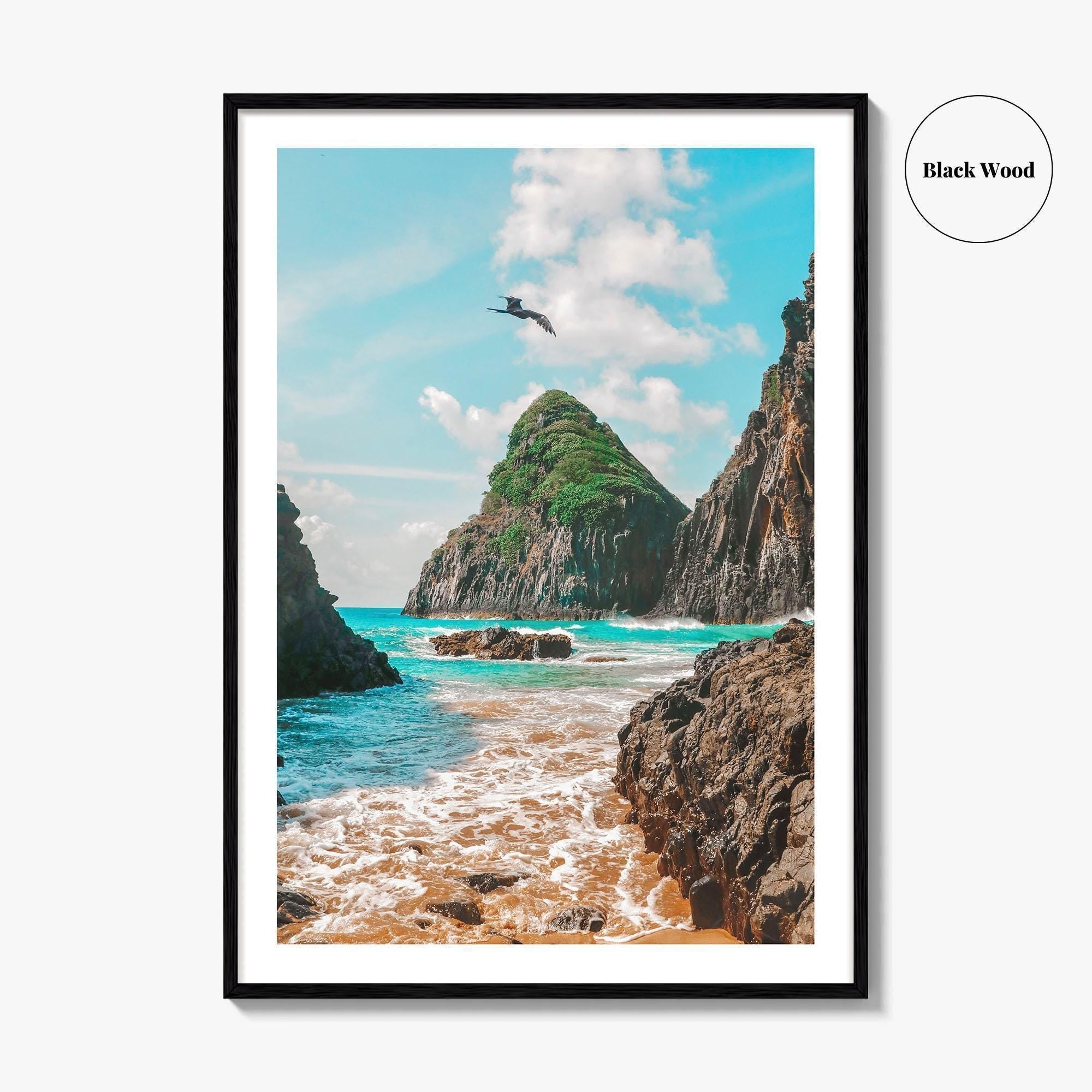 Morro Dois Irmãos Fine Art Photo Print, Fernando de Noronha Poster