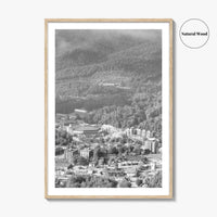Boone Black and White Fine Art Photo Print, Howards Knob North Carolina Poster