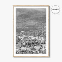 Boone Black and White Fine Art Photo Print, Howards Knob North Carolina Poster