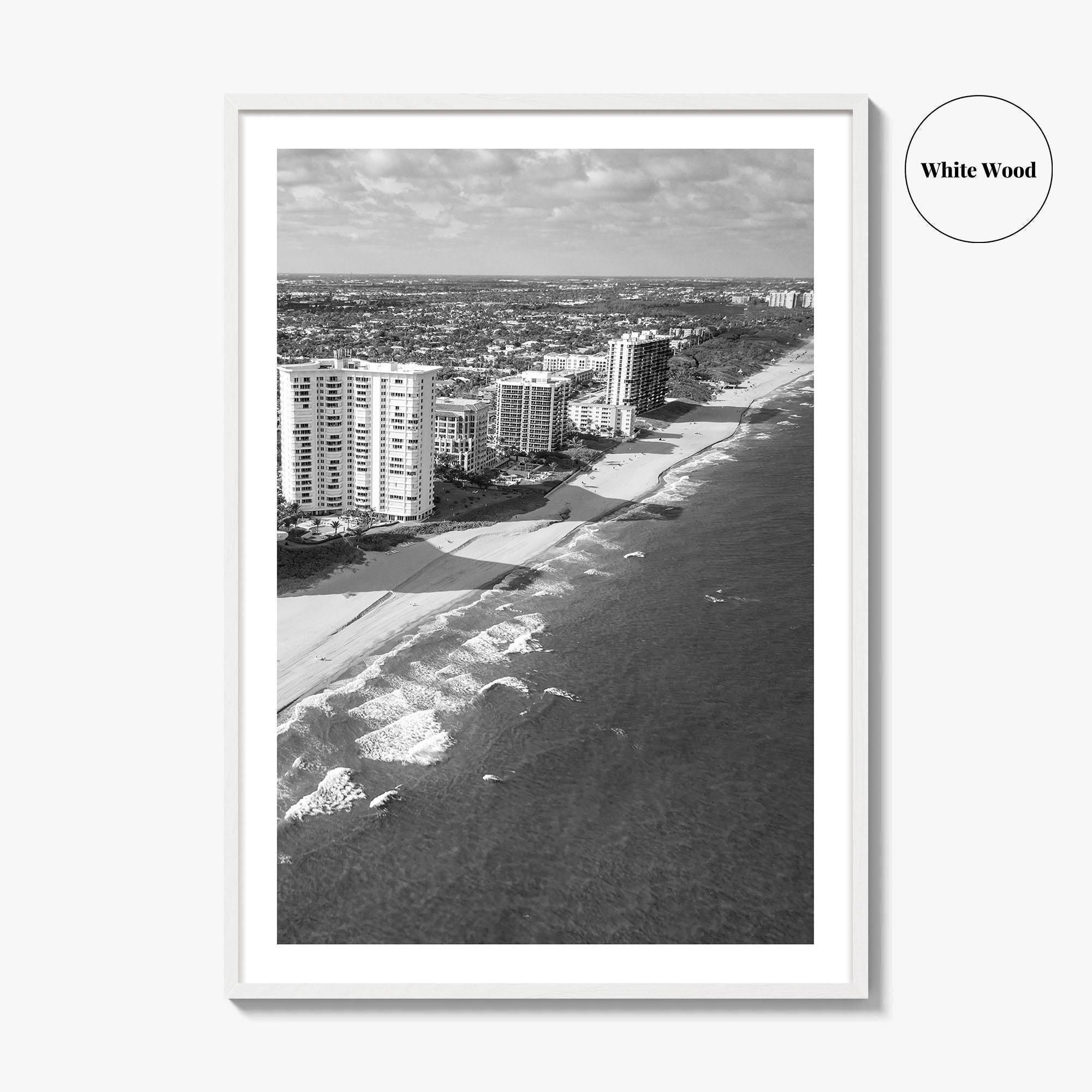 Boca Raton Black and White Fine Art Photo Print, South Florida Print