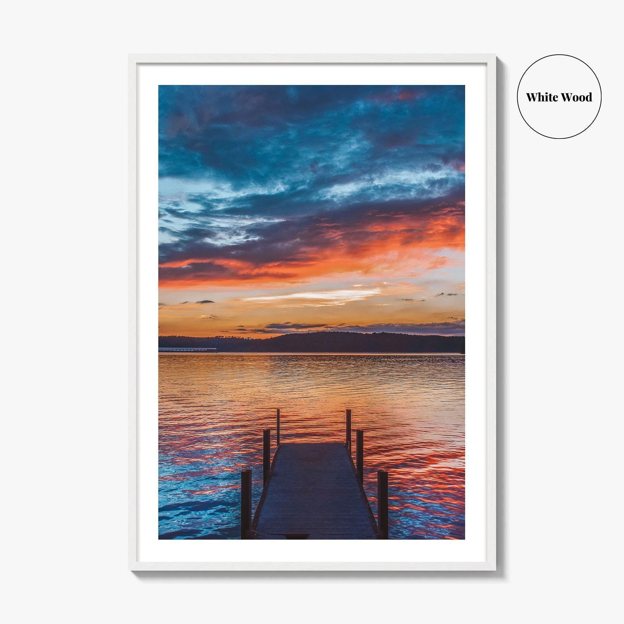 Clemson Fine Art Photo Print, South Carolina Wall Decor Poster, Docks, USA