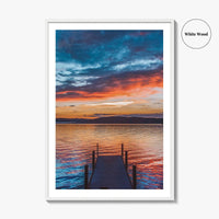 Clemson Fine Art Photo Print, South Carolina Wall Decor Poster, Docks, USA