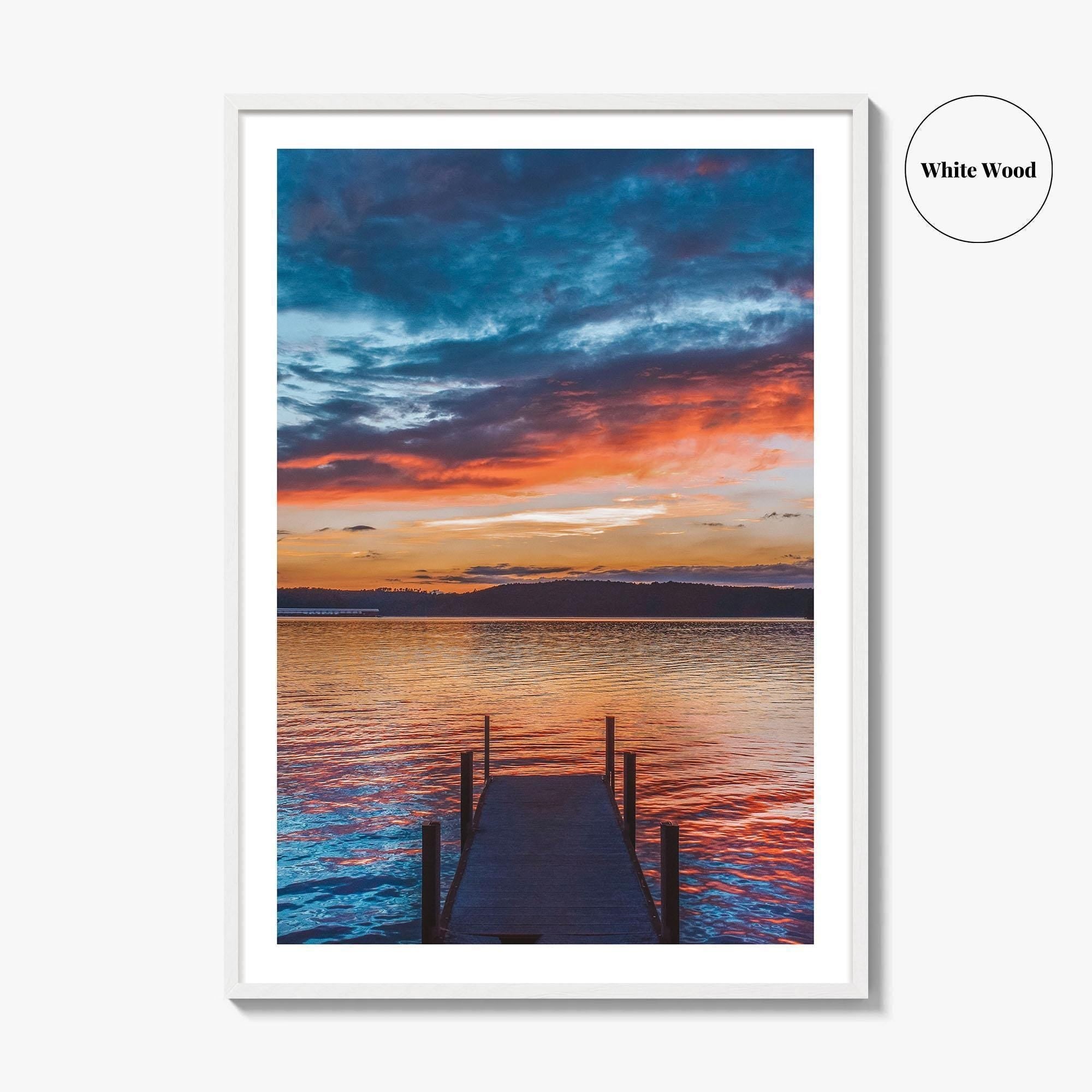 Clemson Fine Art Photo Print, South Carolina Wall Decor Poster, Docks, USA