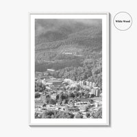 Boone Black and White Fine Art Photo Print, Howards Knob North Carolina Poster