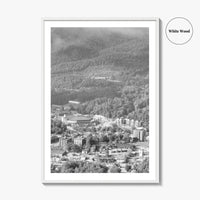 Boone Black and White Fine Art Photo Print, Howards Knob North Carolina Poster