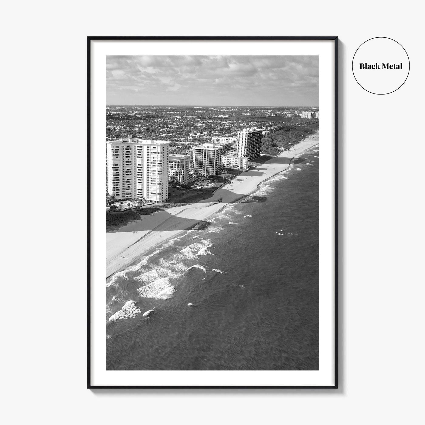 Boca Raton Black and White Fine Art Photo Print, South Florida Print
