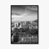 Athens Black and White Fine Art Photo Print, Acropolis Parthenon, Greece Wall Decor Poster