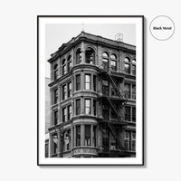 Detroit Black and White Fine Art Photo Print, Michigan USA, Architecture Wall Decor Poster