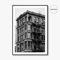 Detroit Black and White Fine Art Photo Print, Michigan USA, Architecture Wall Decor Poster