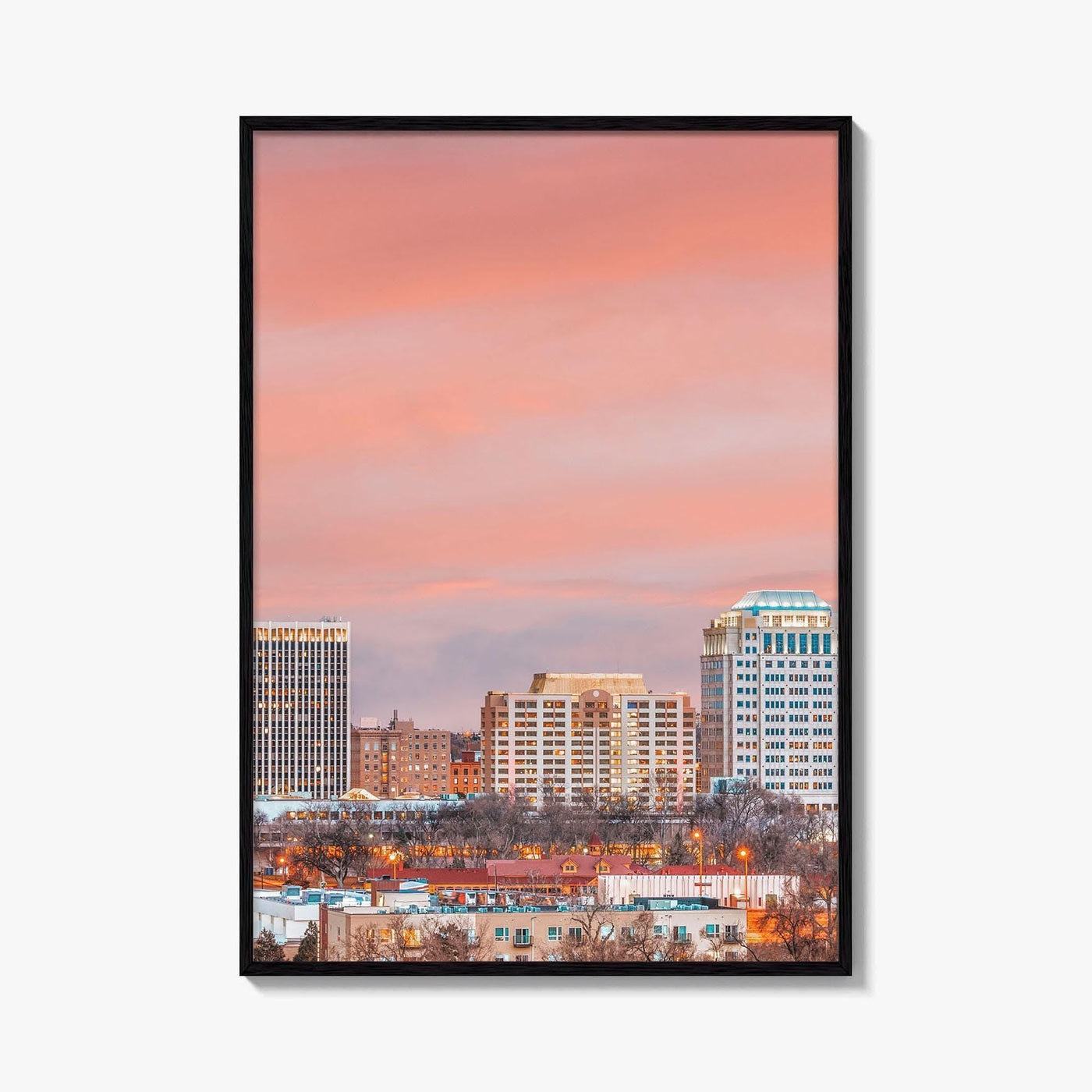 Colorado Springs Skyline Fine Art Photo Print, CO, USA, Wall Decor Poster