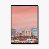 Colorado Springs Skyline Fine Art Photo Print, CO, USA, Wall Decor Poster