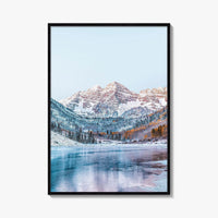 Aspen Fine Art Photo Print, Maroon Bells, Colorado Rocky Mountains, Photo Poster, USA