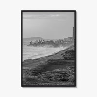 Carlsbad Black and White Fine Art Photo Print, San Diego Power Plant California Poster