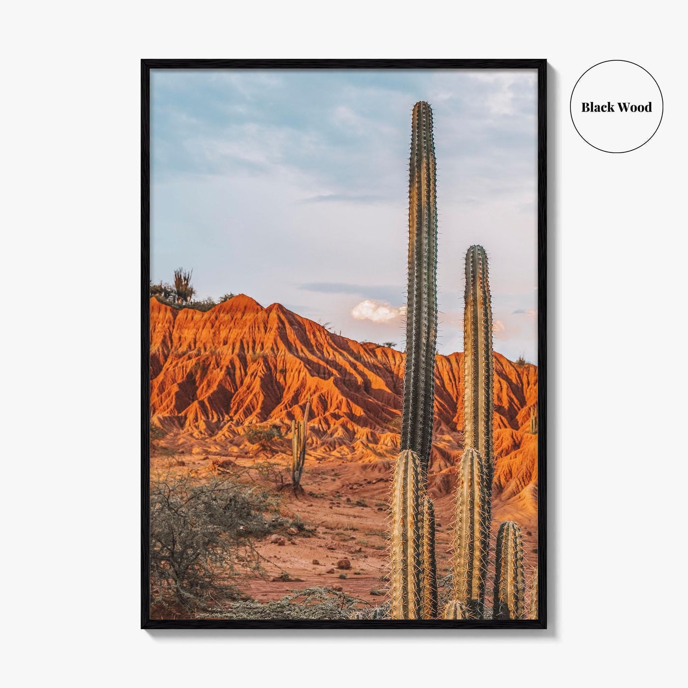 Tatacoa Desert Fine Art Photo Print, Villavieja Huila Colombia Poster