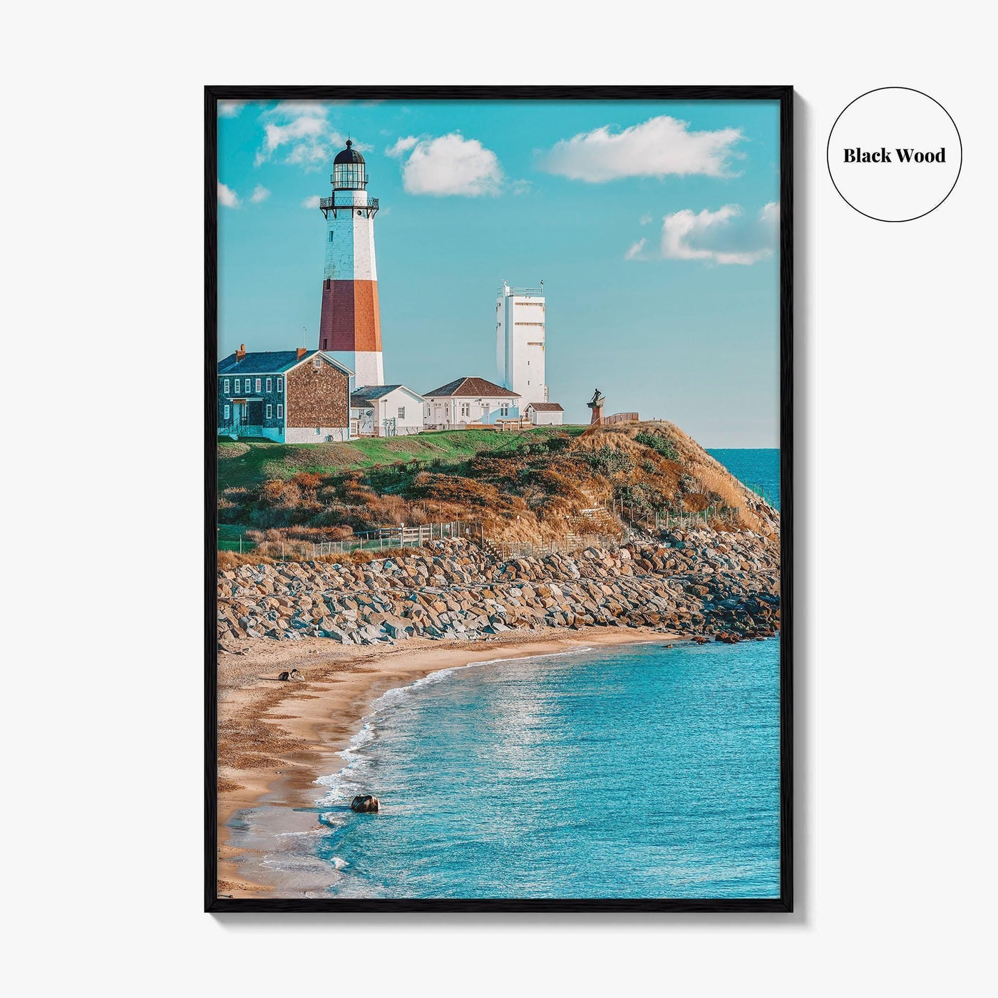 East Hampton Fine Art Photo Print, Montauk Lighthouse, Long Island New York Poster