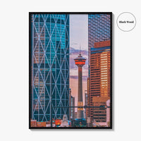 Calgary Skyline Fine Art Photo Print, Alberta, Canada, Wall Decor, Poster, Downtown, YYC