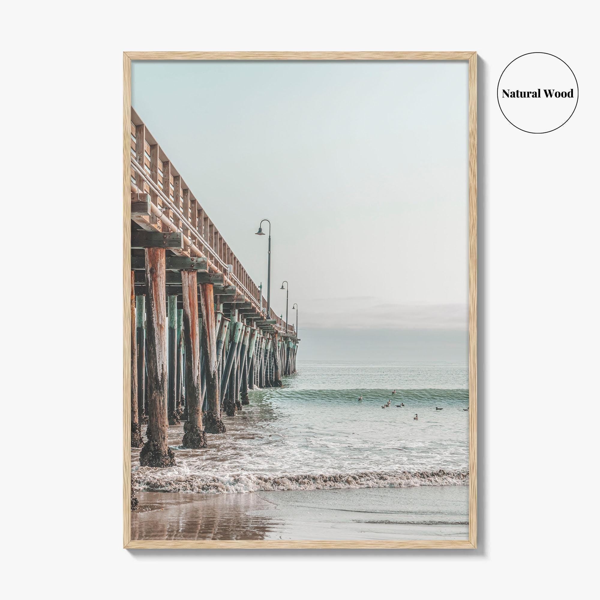 Cayucos Fine Art Photo Print, Pier, California, Pacific Ocean, Photo Poster, USA