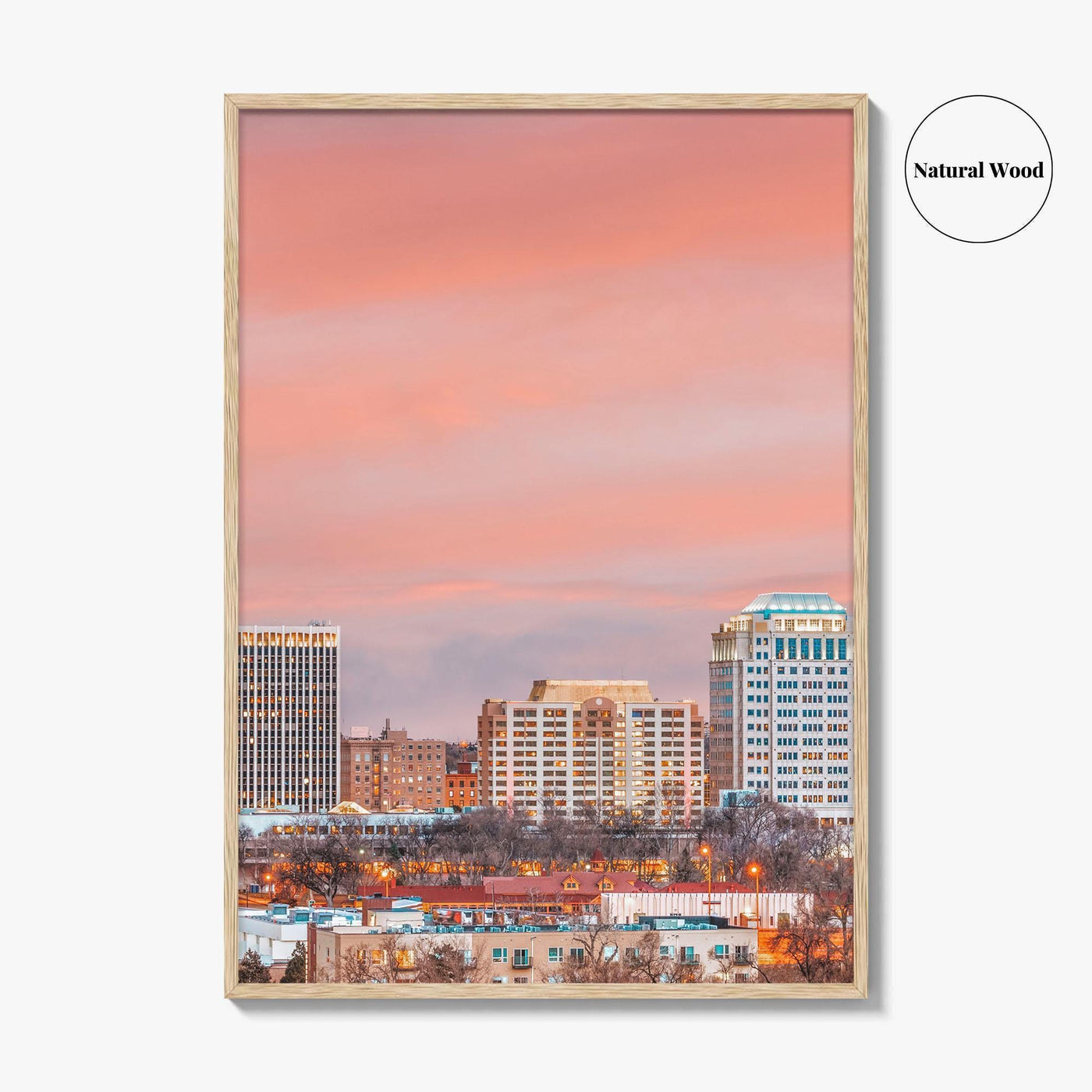 Colorado Springs Skyline Fine Art Photo Print, CO, USA, Wall Decor Poster